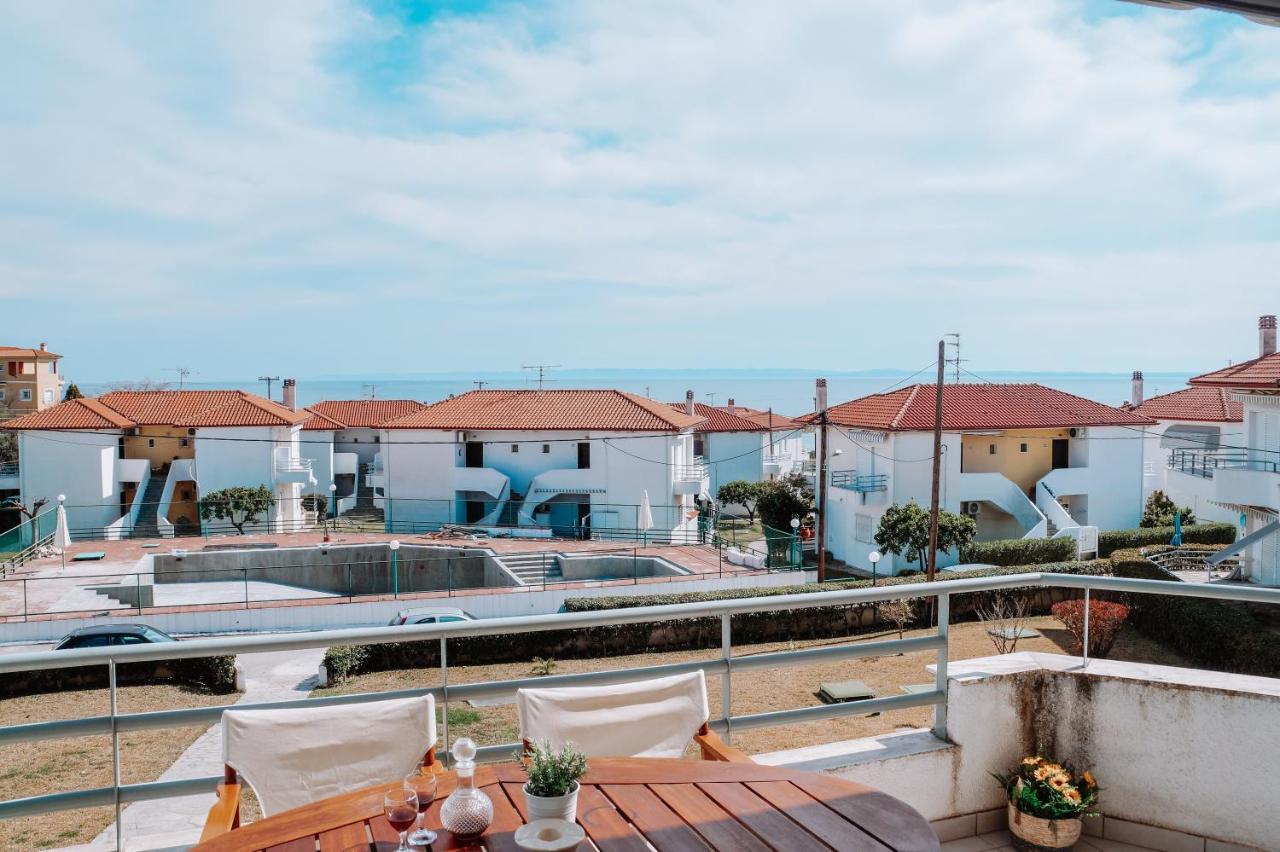 Dimitra'S Sunset View Apartment Kalyves Polygyrou Exterior foto
